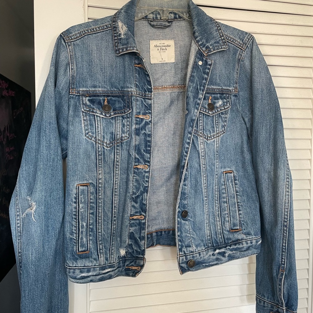 Abercrombie & Fitch Blue Jean Jacket